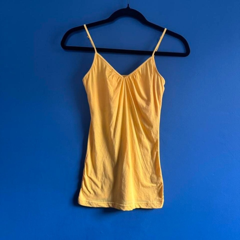 Y2K Deadstock Camisole Women's Size Small Yellow Energie NWT Preppy Tank Top